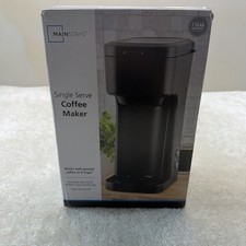 Mainstays Single Serve Coffee Maker Black Matte K Cup Pod Ground Coffee New picture