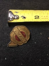 1937 38 39 Chrysler Hood Emblem Brass Gold Ornament picture