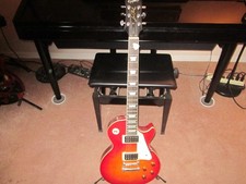 2003 Epiphone Les Paul Model Cherry Sunburst Electric Guitar W/HSC picture