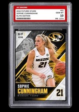2018 Sophie Cunningham Future Stars Rookie Card #21 Elite Edition Graded 10 picture