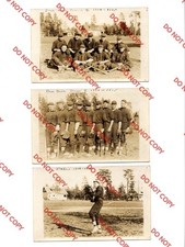 LOT OF (3) c1914 SPOKANE Baseball Team Players Washington WA RPPC Real Photo picture