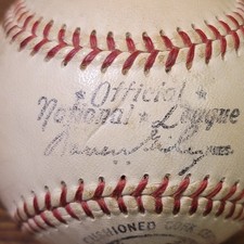 Vintage 0fficial National League Baseball 1950-60s Spalding picture