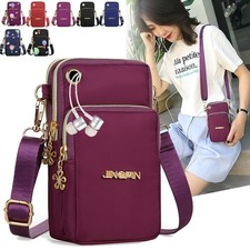 Small Cell Phone Purse Wallet Shoulder Bag Case Crossbody Mini Bags Women Black picture