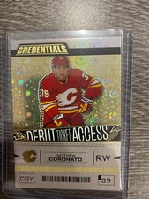 23-24 UD CREDENTIALS debut ticket access matthew coronato 2/5 picture