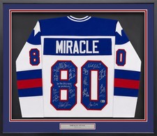 1980 USA Miracle on Ice Signed White Jersey 