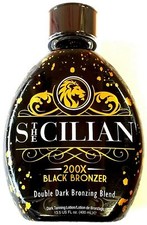 2025 The Sicilian 200x Double Dark Black Bronzer Tanning Lotion Indoor / Outdoor picture