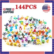 144 Pokemon Mini Figure Toys Pikachu Action Figures | Kids Gift |Party Favors| picture