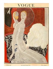 Vogue Paris Magazine, Reprint Oct 1922, V 4.15 Art Deco Fashion Drawings, 1920's picture