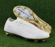 Men's Size 10 Nike Mercurial Vapor 16 ELITE FG Nike By You White/Gold picture