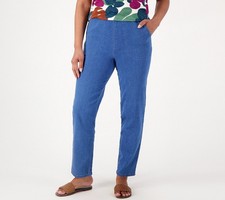 Denim & Co. Original Waist Stretch Regular Side Pocket Pant-Core NWT A600870 picture