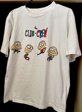 VINTAGE 90s / Y2K (The Club Crew) Club Sportswear T-Shirt Tee Zany Guys RARE VTG picture