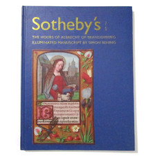 Sothebys Catalog Hardcover Book Hours Albrecht Of Brandenburg Simon Bening 2001 picture
