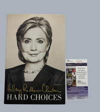 Hard Choices Hillary Clinton 2014 Hardcover Autographed Copy JSA Authenticated picture