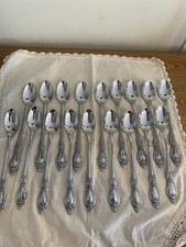 Vintage 1980s Oneida Frederick II  Iced Tea Spoon Stainless Silverware picture
