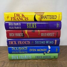 Dick Francis Hardcover Mixed Lot Of 6 Mystery Detective Horse Jockey picture
