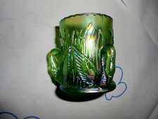 Joe St. Clair carnival glass toothpick holder picture