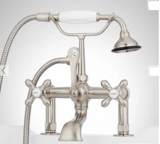 Signature Hardware HL-308-4-NH-CP-U English Telephone Faucet Body less Handles picture