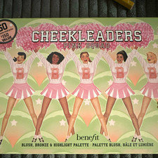 Benefit Cheekleaders Pink Squad Palette Blush Bronzer Highlighter 5pc Set picture