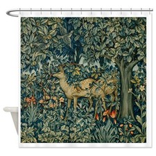 CafePress William Morris Greenery Shower Curtain (1274893943) picture