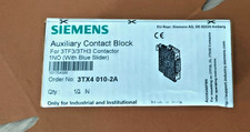 10PCS LOT- Siemens 3TX4010-2A Auxiliary switch block-NEW picture