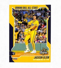 2025 Choice 2024 Banana Ball All Stars #8 Jackson Olson Card Savannah Bananas  picture