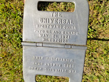 1921 Antique UNIVERSAL SPORTSMAN CHAIR Aluminum Field Gun Stool RARE OOAK WW1 picture