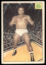 Luther Lindsay 1955-56 Parkhurst #83 Wrestling Card picture