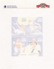 Ringling Bros Barnum Bailey Circus USPS Stamps Unused Letterhead Vintage picture