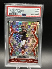 Shedeur Sanders 2025 Panini Phoenix Football Silver Pandora SP (RC) PSA 9 MINT picture
