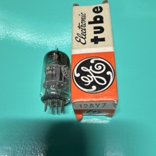 1958 GE 12AY7 Electronic Vacuum Tube w/ Original Box, Model 12AY7 picture