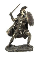Veronese Design 9 5/8 Inch Greek Hero Achilles Battle Stance Cold Cast Resin picture