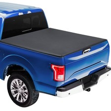 Soft Tri fold Tonneau Cover 2016-2023 Toyota Tacoma TRD Short Double Cab 6' Bed picture