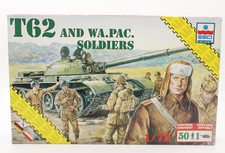 ESCI ERTL T62 And 50 Warsaw Pact Soldiers 8616 (Open Box) picture