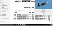 Mooney Aircraft M20K  service maintenance manual n engine OH library + A/Ds picture