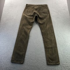 RRL Jeans Mens 32x32 Brown Slim Japan Woven Patina Double Ralph Lauren Heritage picture