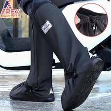 Reusable Rain Shoe Covers Waterproof Anti-slip Overshoes Boots Long Protector picture