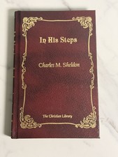In His Steps by Charles M. Sheldon Vintage Hardcover Christian Classic NOS picture