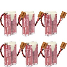 6PCS Maxell ER17/50 3.6V 2750mAh Battery Pack with Brown Plug for Robot Battery picture