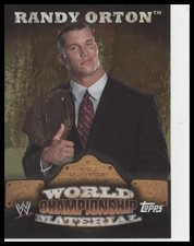 2010 Topps WWE #W10 Randy Orton World Championship Material picture