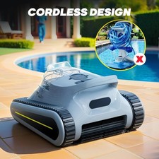 2025-Seauto Crab Cordless Robotic Pool Vacuum, Wall-Climbing, Auto Pool Cleaner picture