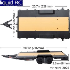Axial Racing -3409 1/10 SCX10 Flat Bed Vehicle Trailer picture