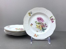 ca. 1901-1903 Herend Bouquet of Flowers salad plates, 8'', set of 6, excellent picture