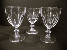 Vintage Cristal D'Arques-Durand Rambouillet Crystal Wine Glasses Set of 3 picture