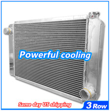 209657 Universal Aluminum Cooling Radiator Fit GM Chevy Low Profile 26