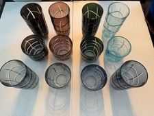 Dior Maison Tortoiseshell Tinted Harmony Glasses Set of 12 (6 Large & 6 Small) picture