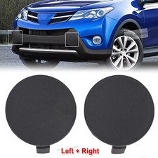 Pair Front Bumper Tow Hook Cover Caps For Toyota RAV4 2013 2014 2015 2PCS LH&RH picture