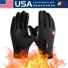 Thermal Windproof Waterproof Winter Gloves Touch Screen Warm Mittens Men Women picture