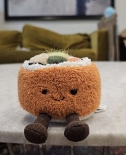 Jellycat CODHI CALIFORNIAN ROLL NWT Exclusive Sushi RARE AUTHENTIC picture