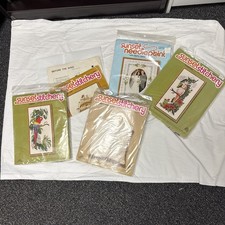 Lot of 4 Vintage Sunset Stitchery  Embroidery Kits 2 Of Birds + Random Partial picture