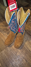 Justin Women's Brown Suede Western Cowboy Boots US Size 9.5B MPN FNA121 picture